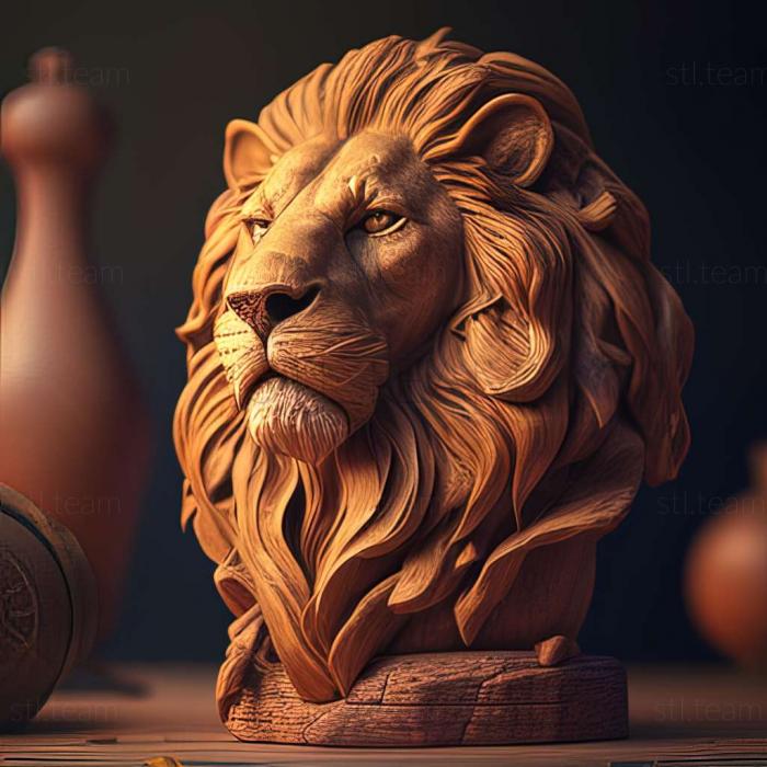 3D model Mufasa FROM The Lion King (STL)